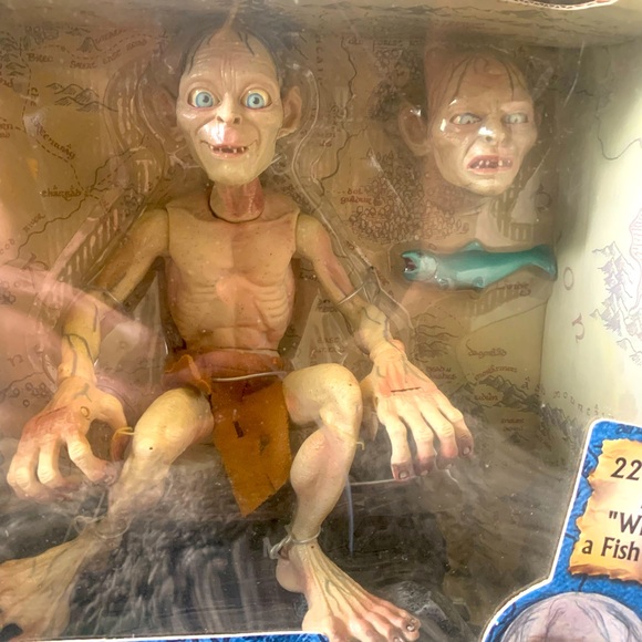 THE LORD OF THE RINGS THE RETURN OF THE KING Electronic Talking Gollum BNIB - Picture 2 of 5